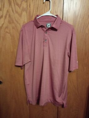 FootJoy Men's Red Stripe Performance Polo